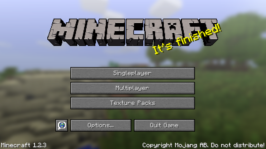 MINECRAFT 1.2.3